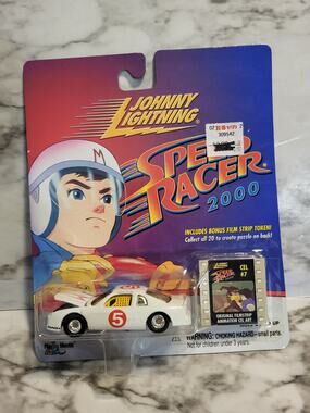 Speed Racer 2000 Die cast car white Mach 5